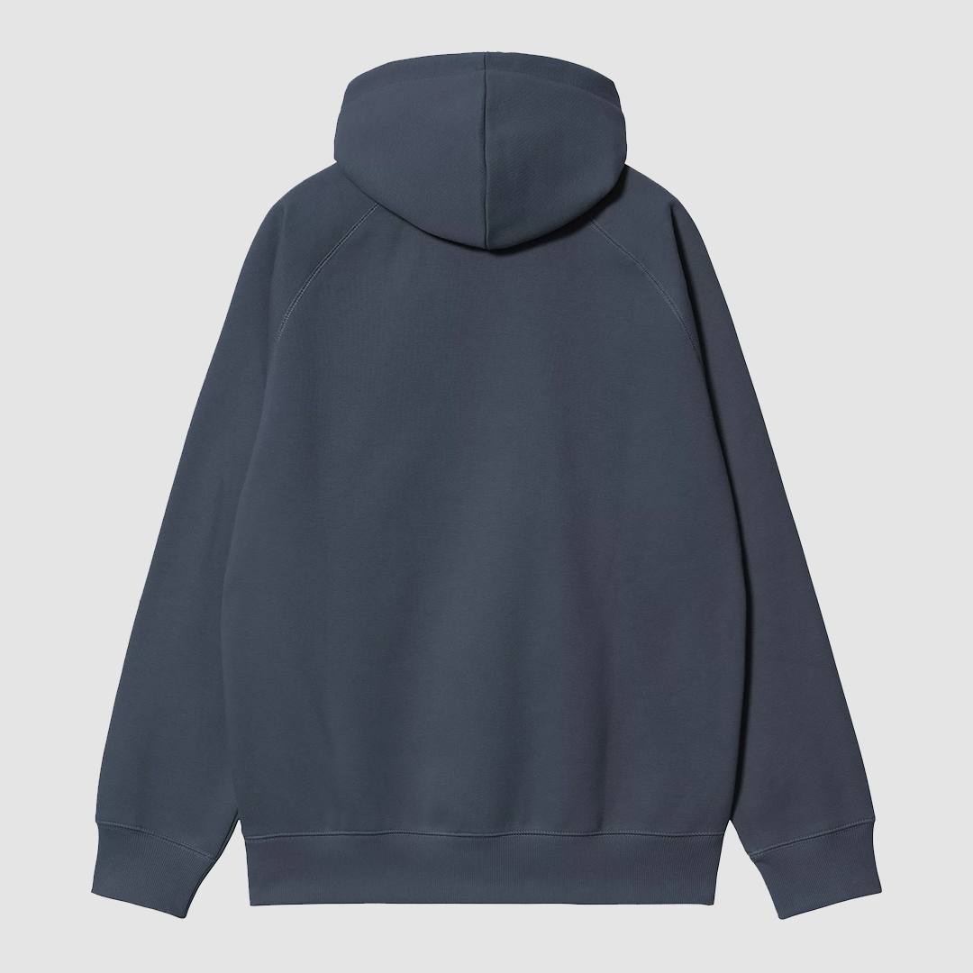 Hooded Chase Sweat Dusky Blue / Gold