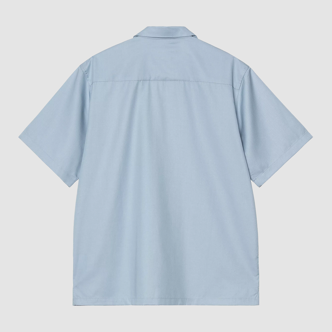 S/S Delray Shirt Frosted Blue / White