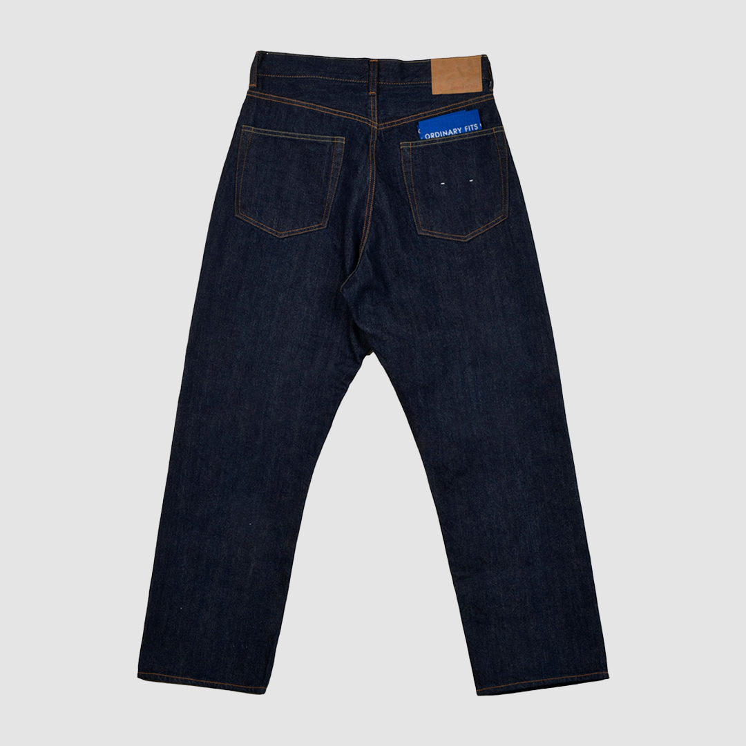 Loose Ankle Denim One Wash Indigo