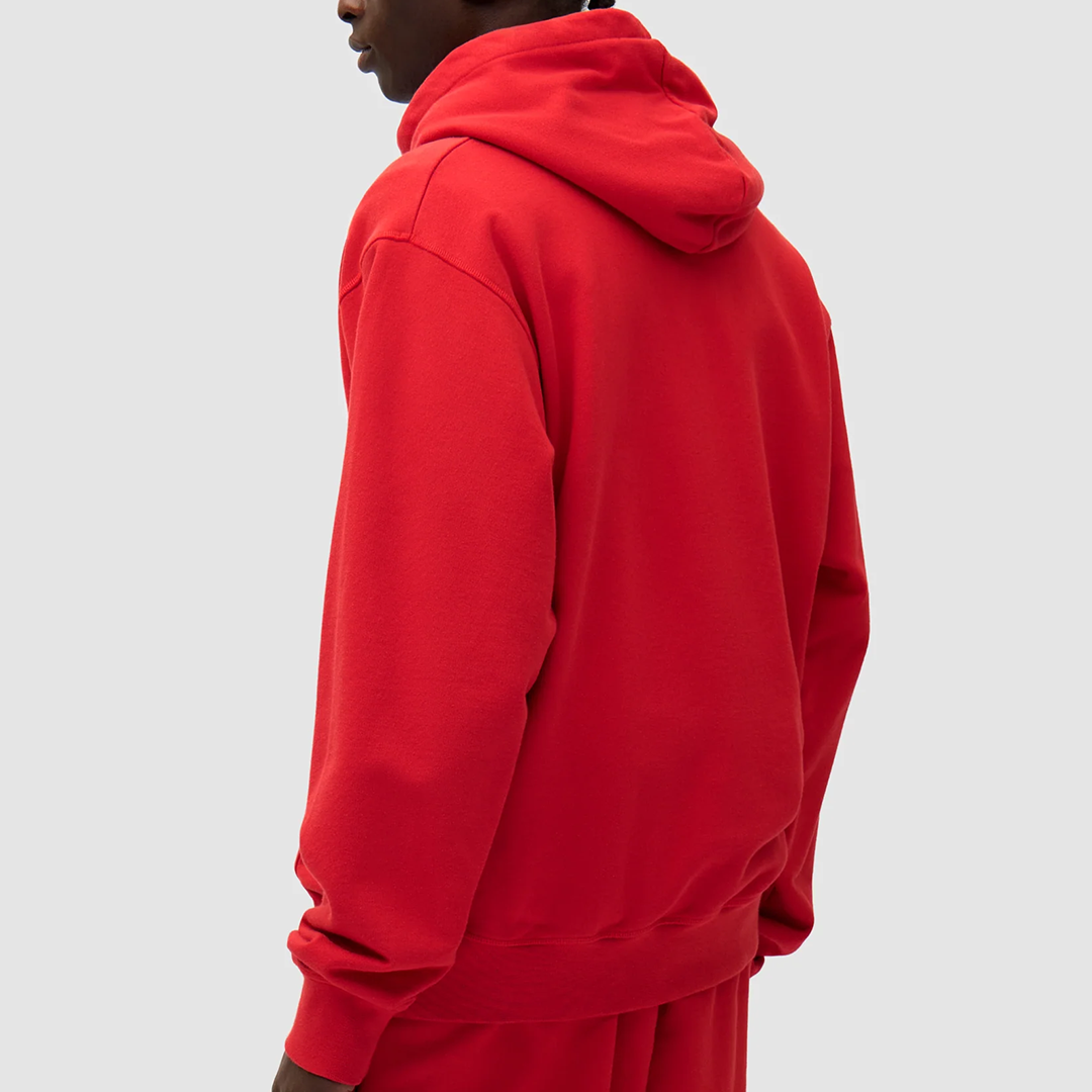 Heart Logo Hoodie Red