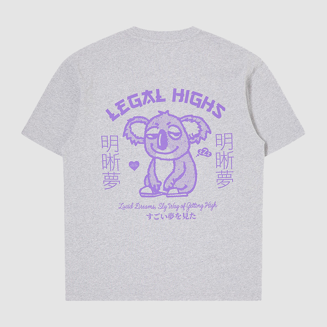 Legal Highs T-Shirt Grey Marl