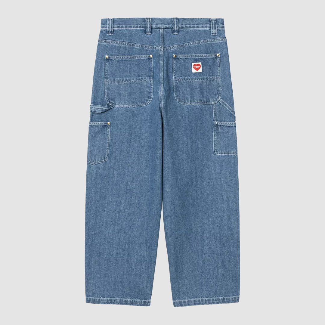 Nash Double Knee Pant Blue Stone Washed