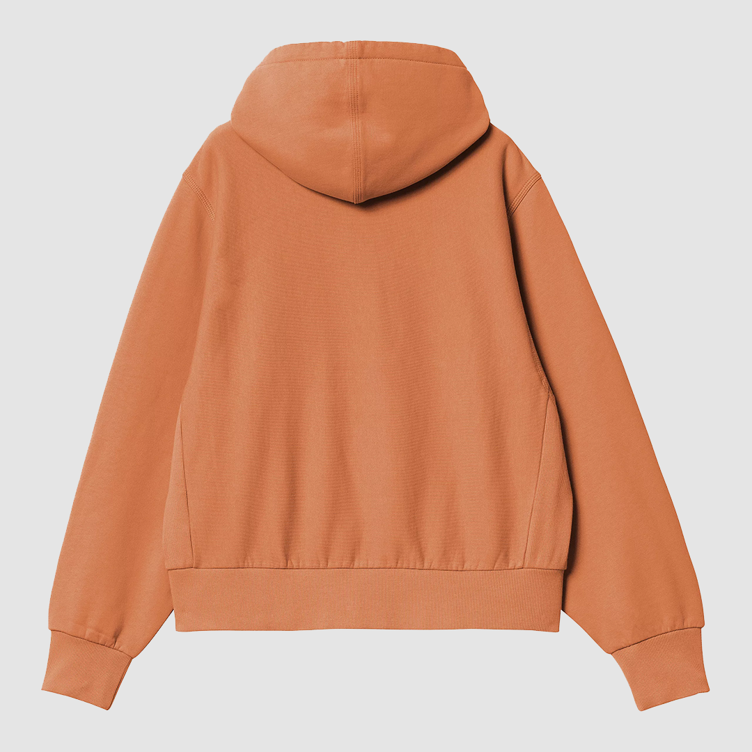 W' Hooded American Script Jacket Redhaven