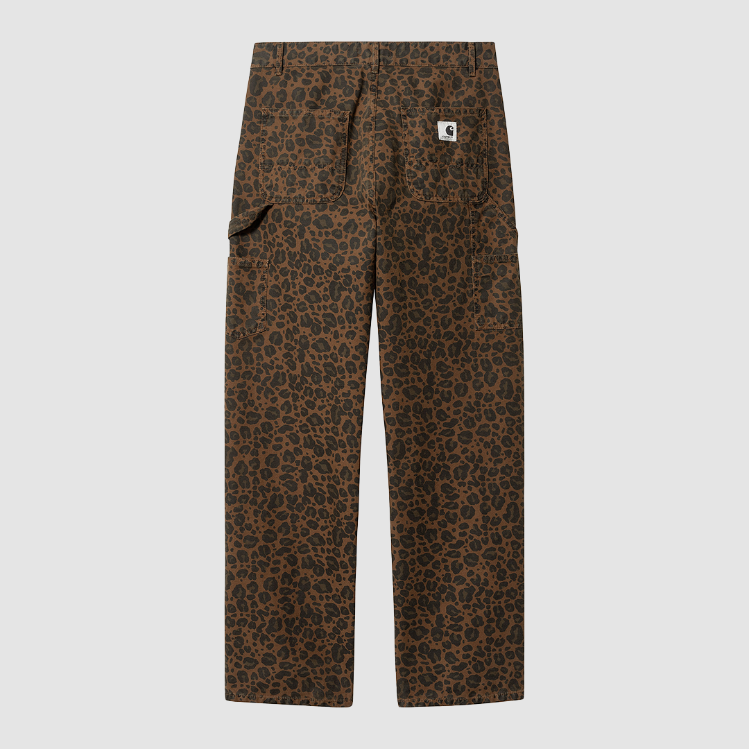 W' Leo Pierce Pant Straight Camo Leo Tamarind Garment Dyed