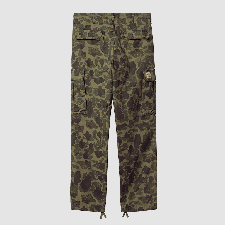 Duck Cargo Pant Camo Green / Office Green Garment Dyed