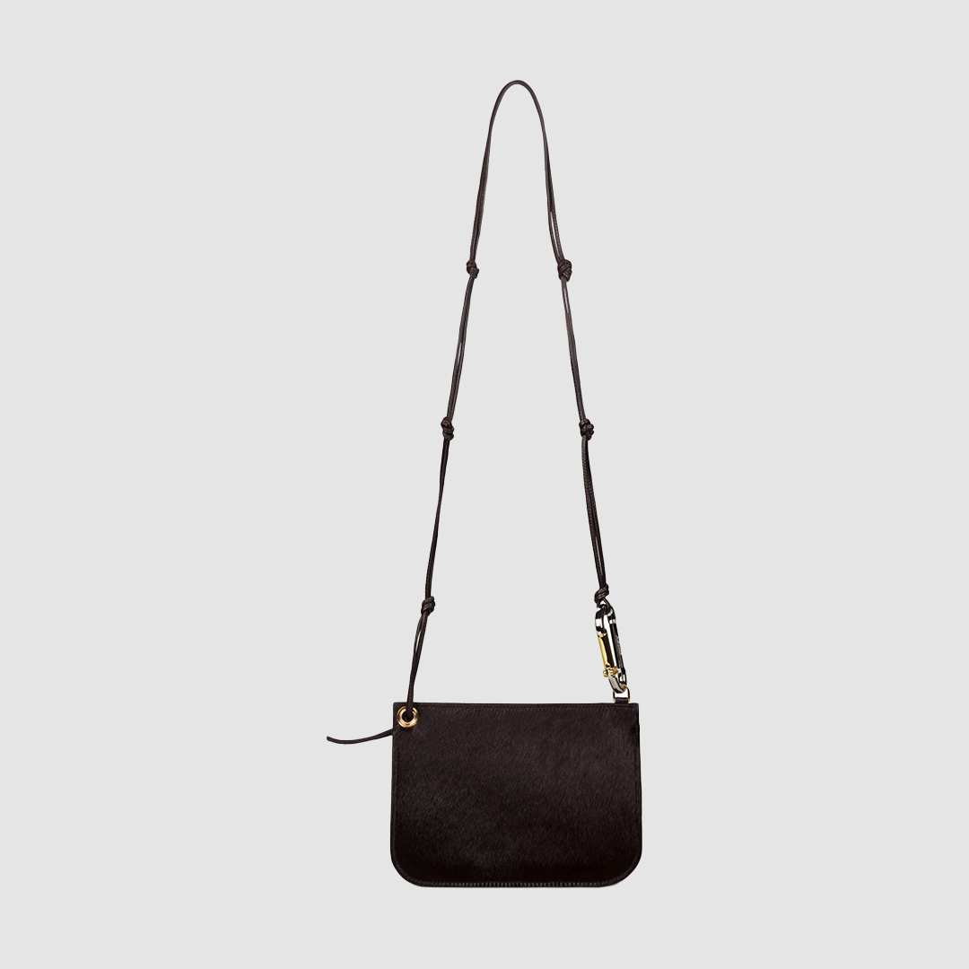 Bobby Ponyskin Bag Brown