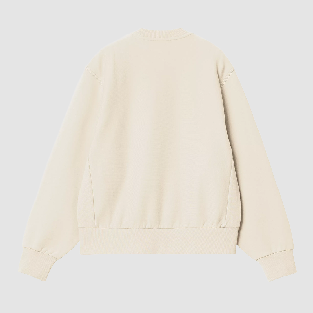 W' American Script Sweat Natural