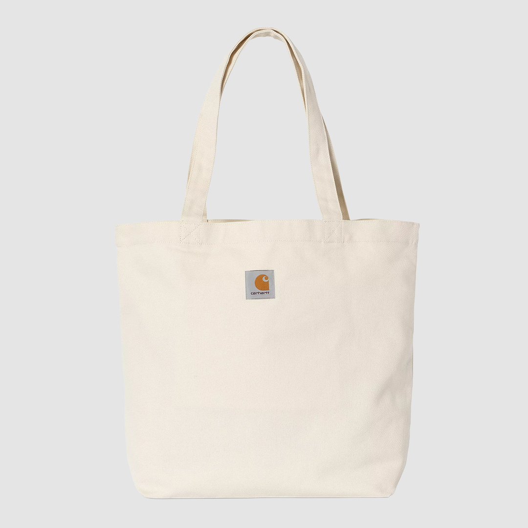 Canvas Graphic Tote Helix Print Natural