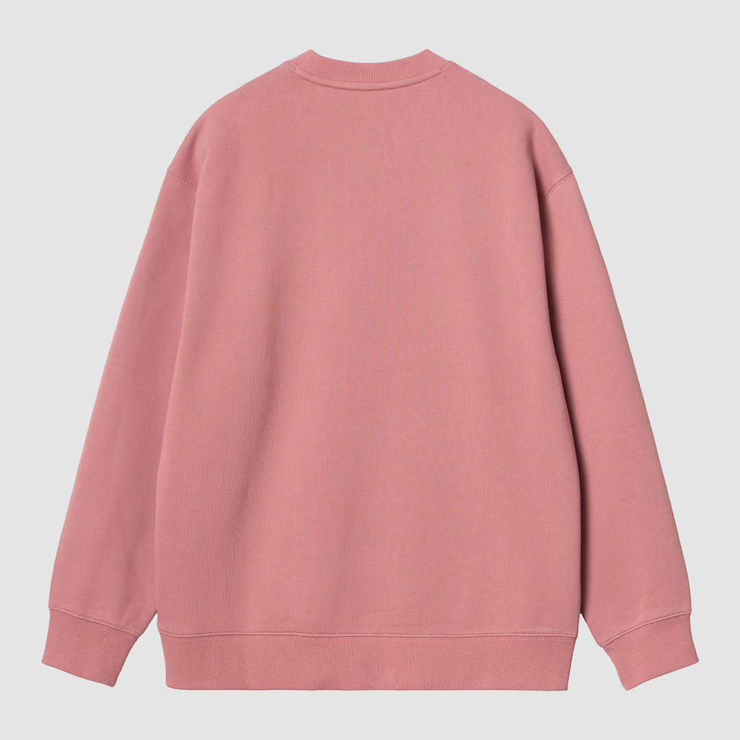 W' Carhartt Sweat Dusty Rose / Moonbeam