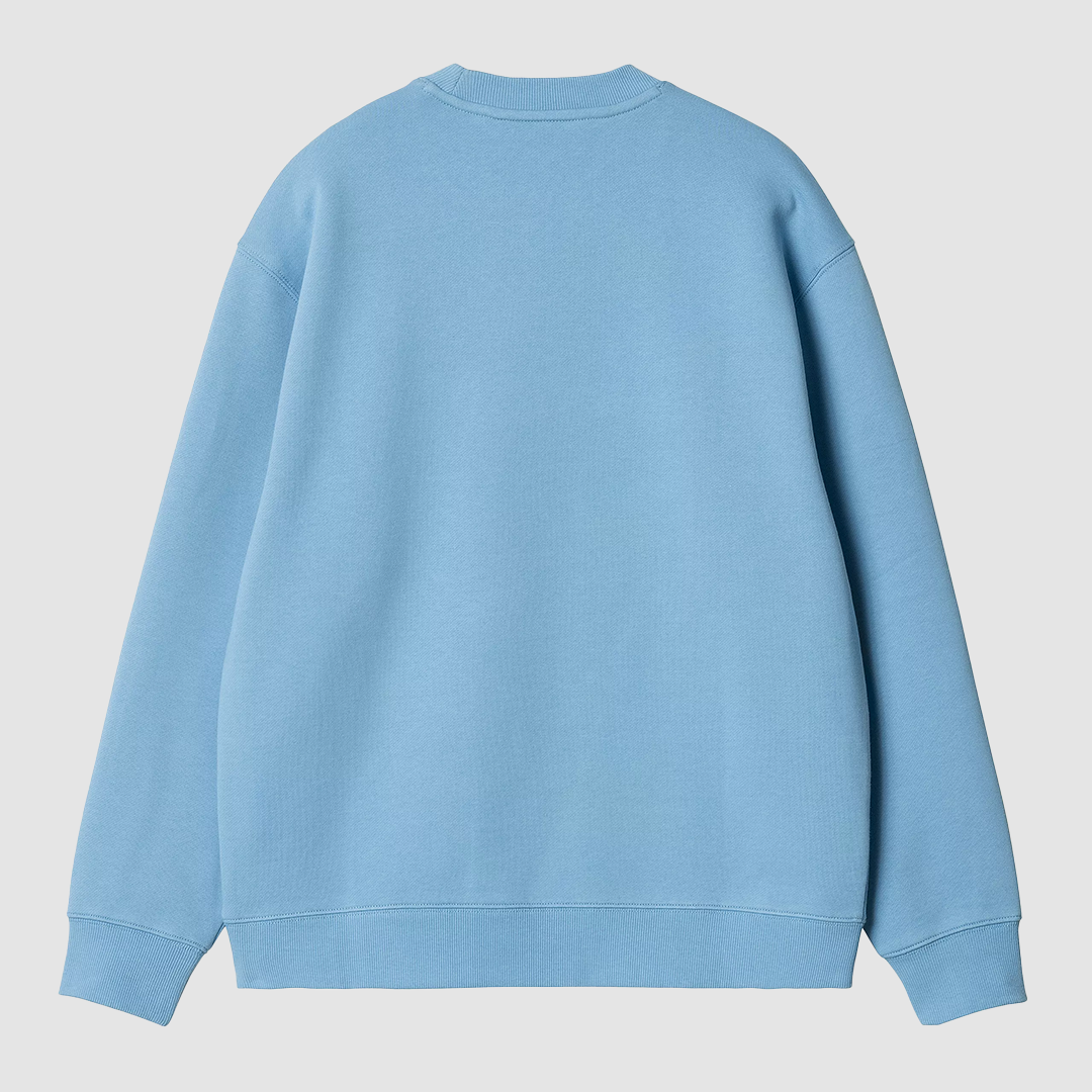 W' Carhartt Sweat Bluebird / Fleur De Sel