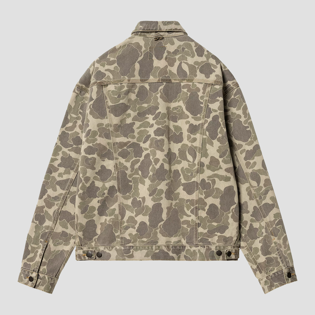 Duck Helson Jacket Camo Black Bleached