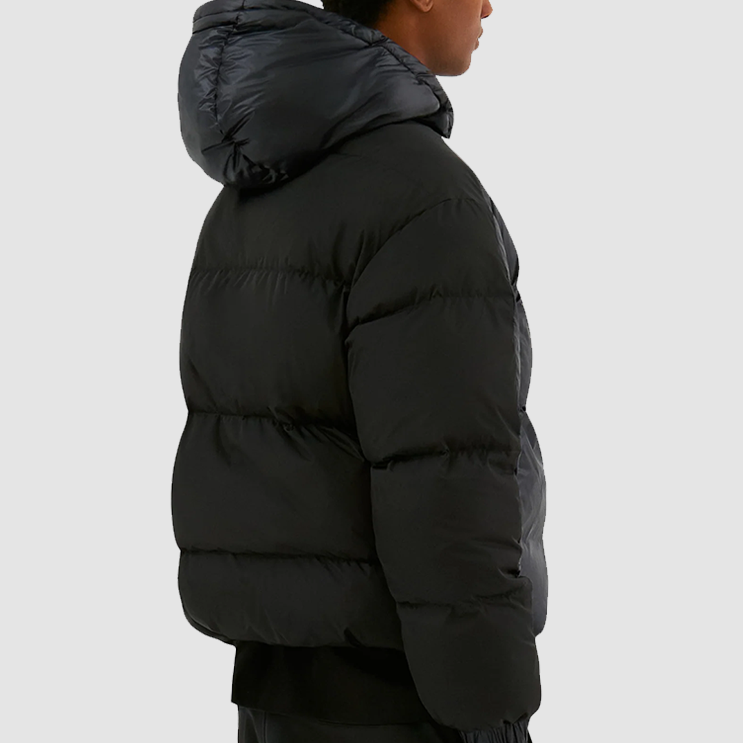 Shiny Puffer Jacket Black