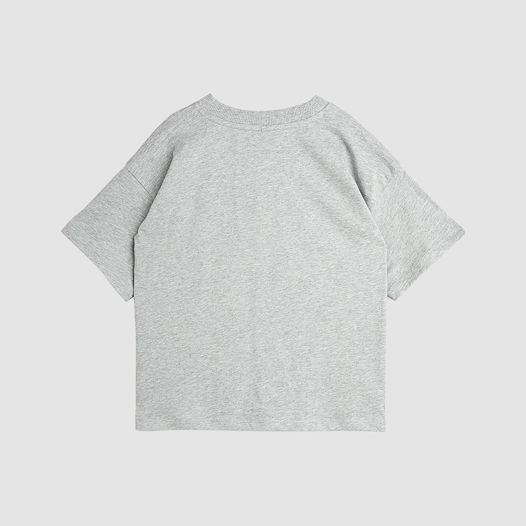 Cat SP SS T-Shirt Grey Melange