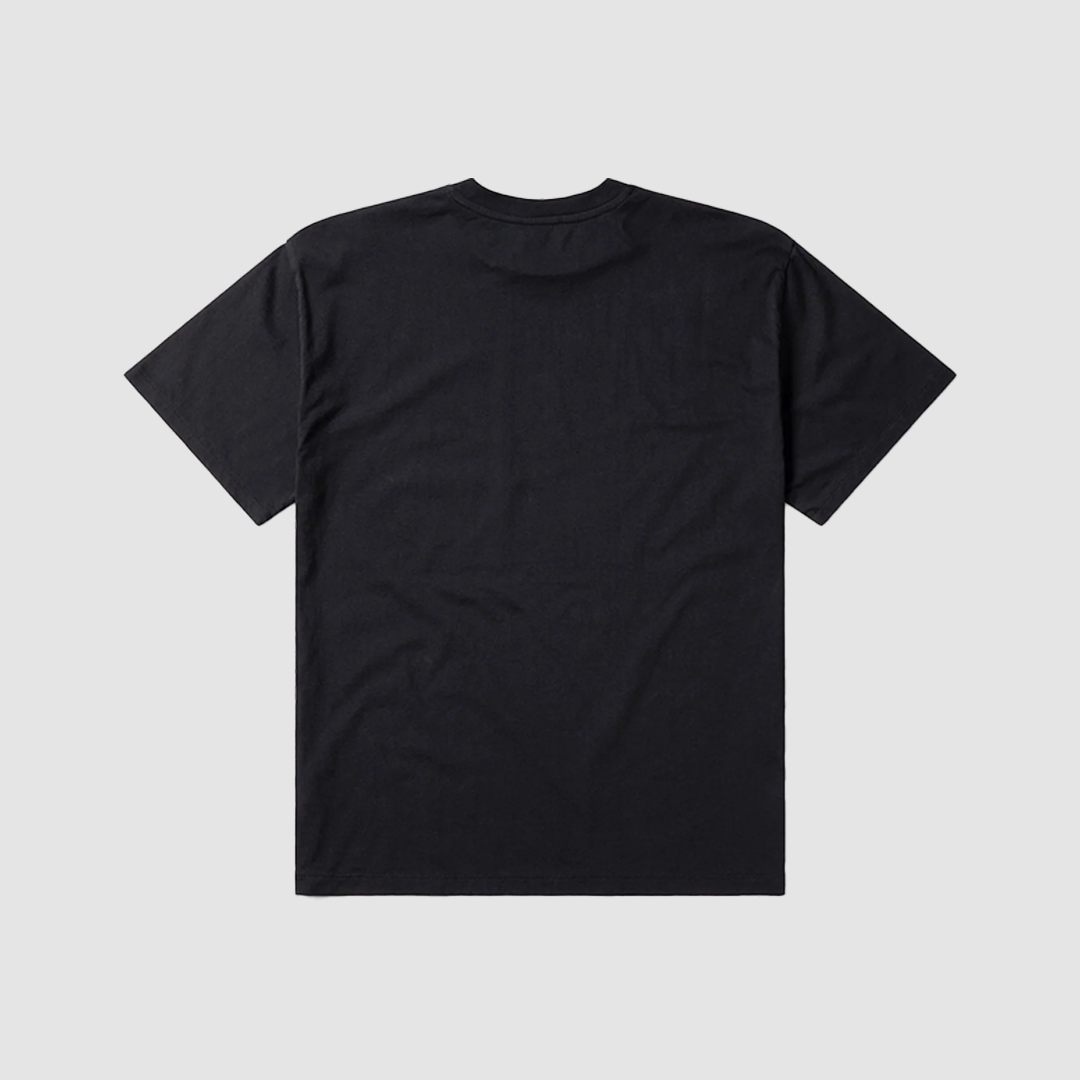 Temple SS T-Shirt Black / White