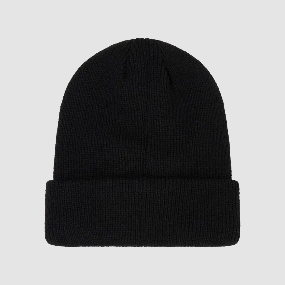 Gothic Beanie Black Garment Washed