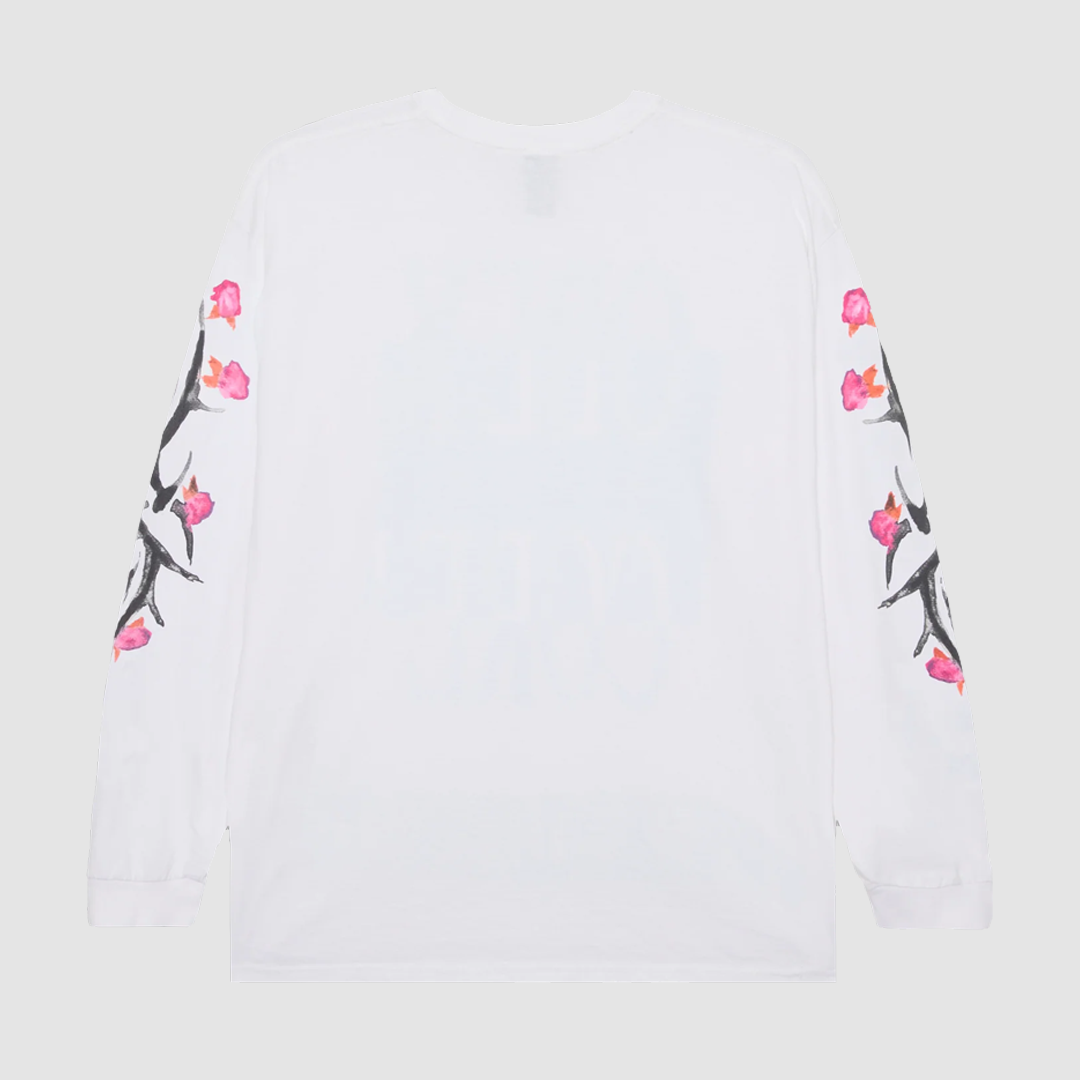 Obey Rose Tribal LS T-Shirt White