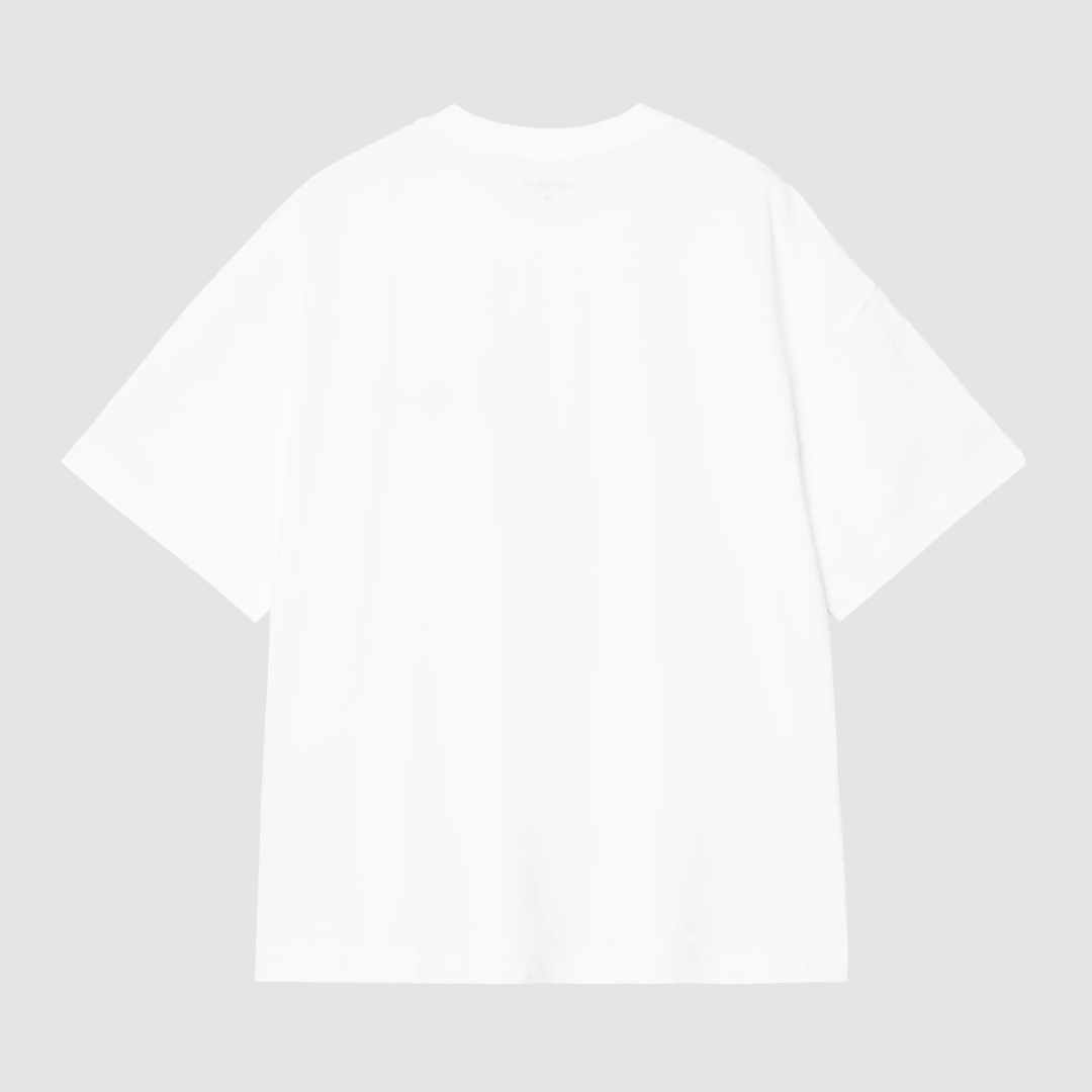 S/S Signature Script T-Shirt White / Black