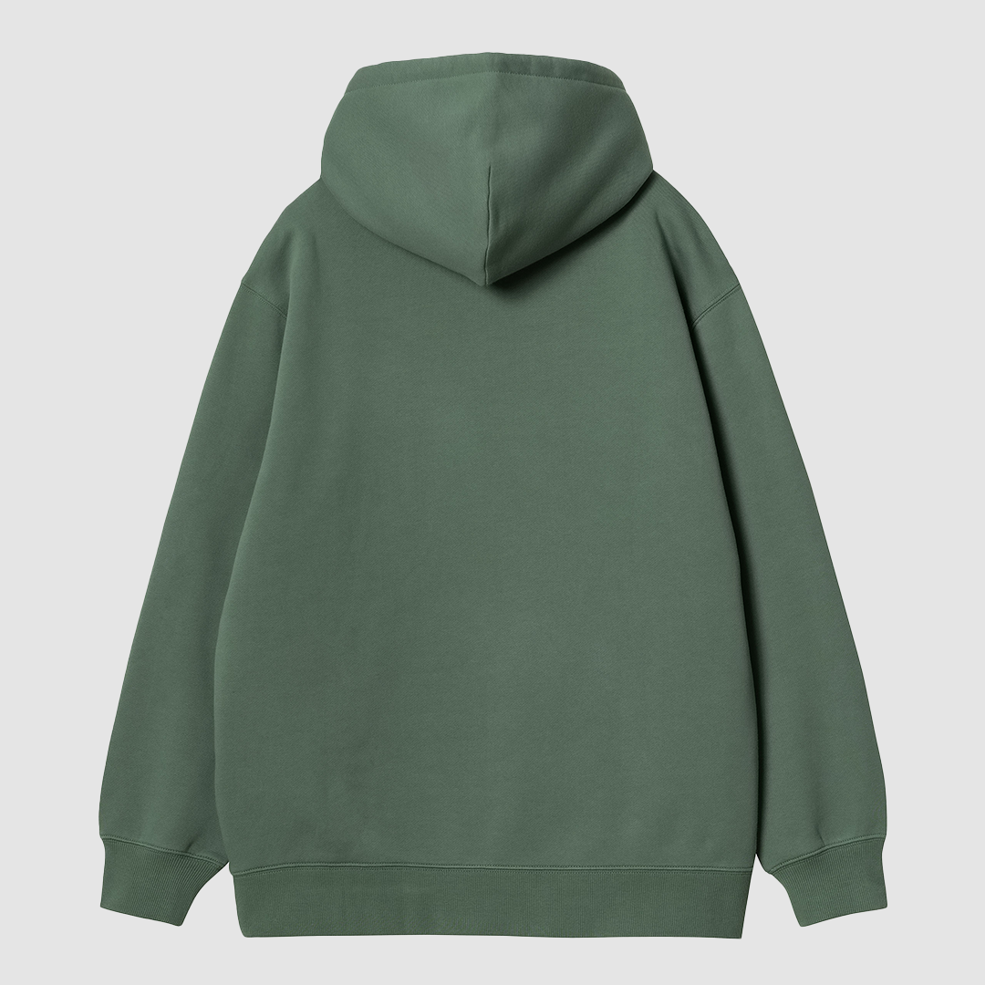 W' Hooded Carhartt Sweat Duck Green / Aura