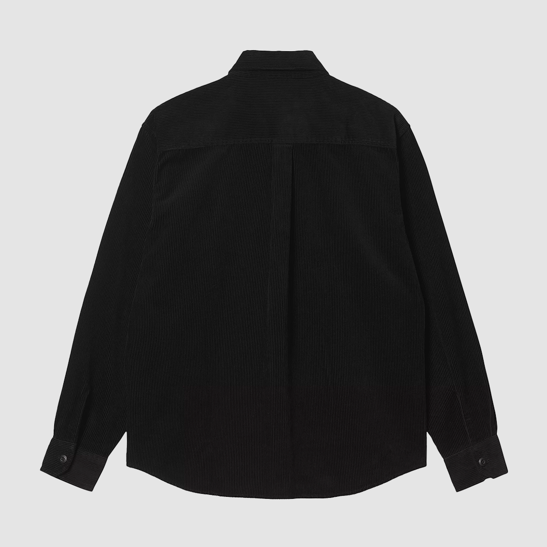 L/S Flint Shirt Black Rinsed