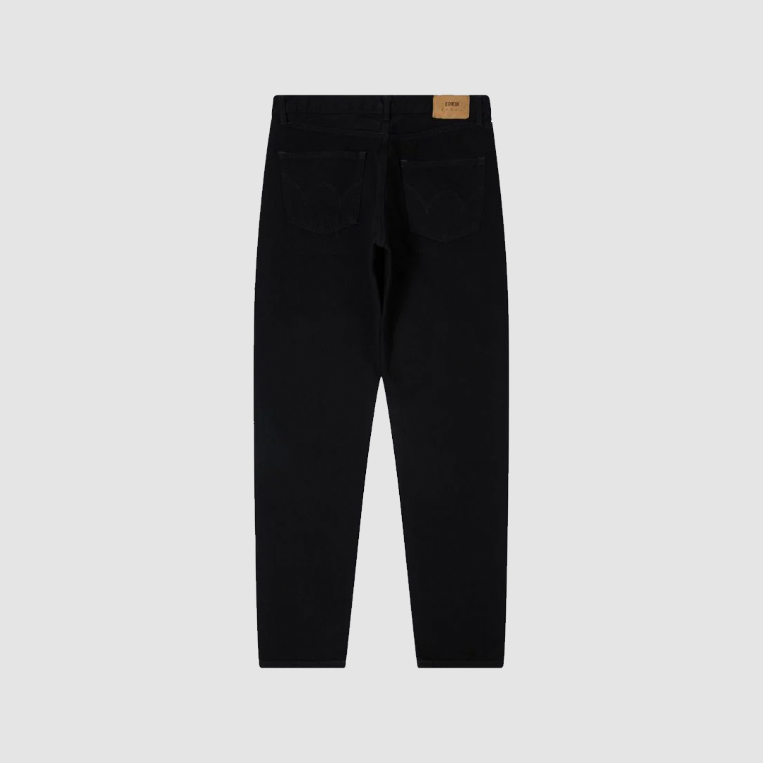 Regular Tapered Jeans Black Unwashed