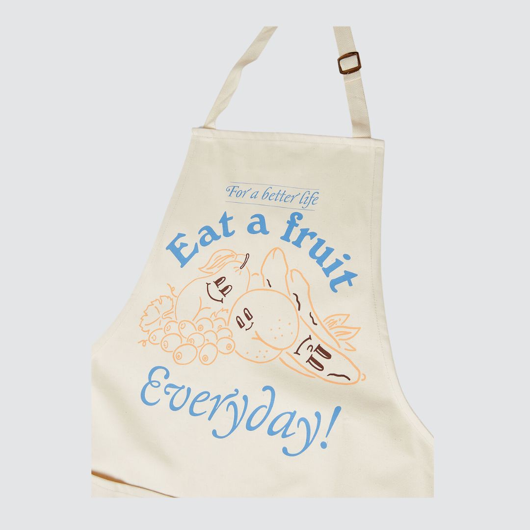 5 A Day Apron Beige