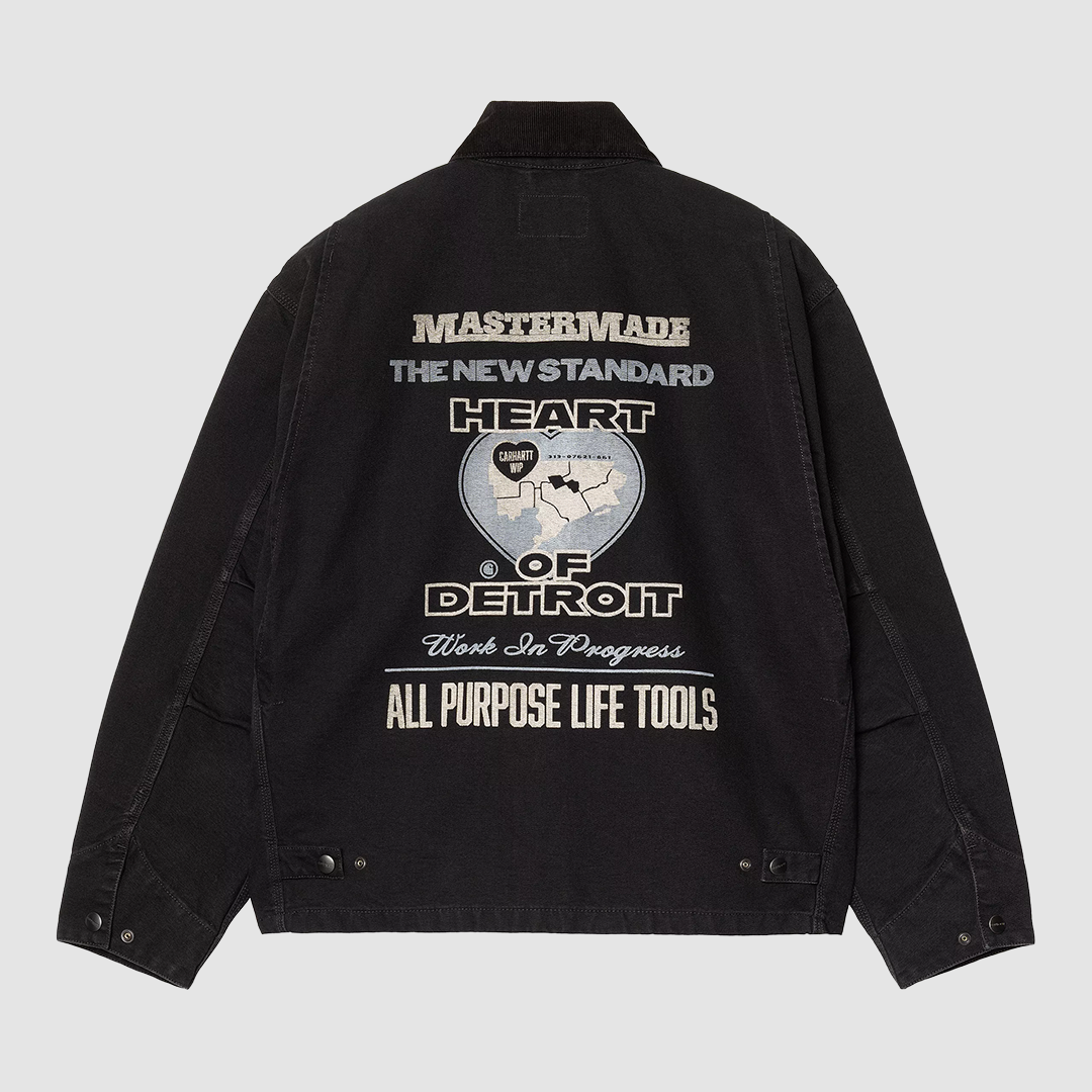 OG Arcan Graphic Jacket Black / Black Heavy Stone Wash