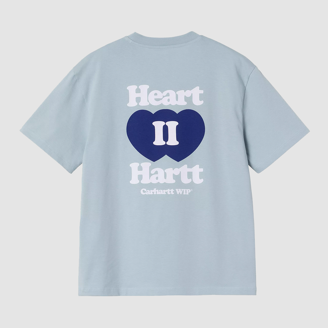 W' S/S Heart II Hartt T-Shirt Blue Fog