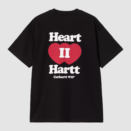 S/S Heart II Hartt T-Shirt Black