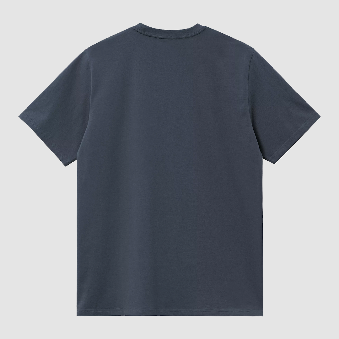 S/S Chase T-Shirt Dusky Blue / Gold