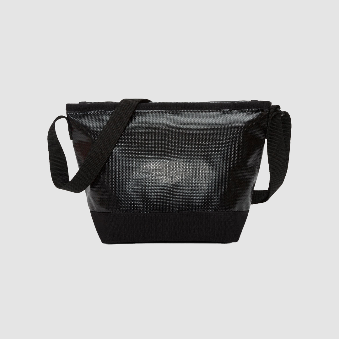 Vinyl Messenger Bag V2 Black XXS