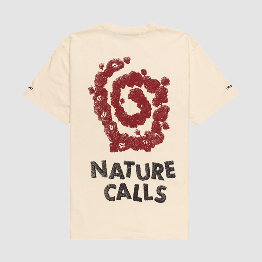 Nature Calls x Element Spiral SS T-Shirt Parchment