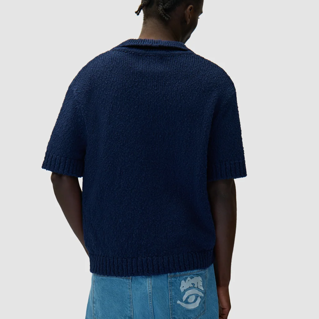 Football Knit Blue