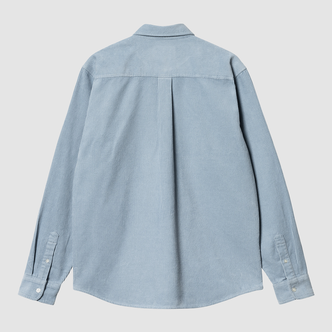 L/S Madison Cord Shirt Dusty Ice / Wax