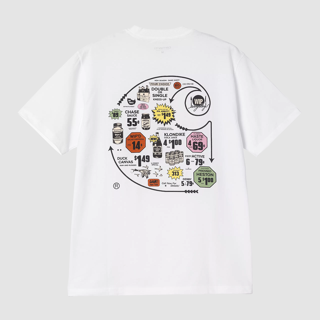 S/S Catalogue C logo T-Shirt White