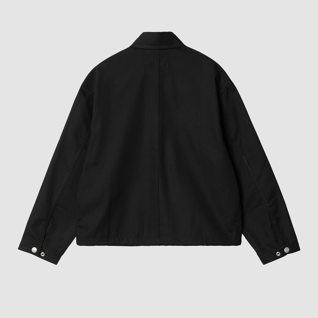 W' Simple Shirt Jacket Black Rigid