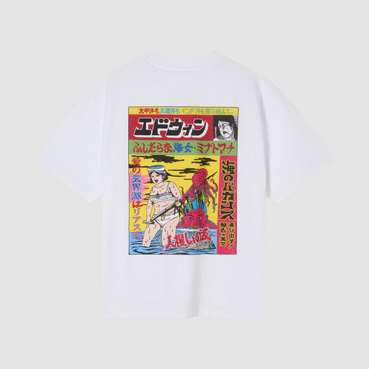 Kouichi Matsuda T-Shirt White Garment Washed