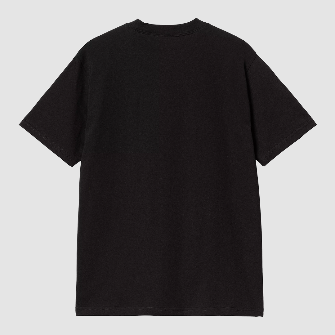 S/S Solar Chrome Script T-Shirt Black