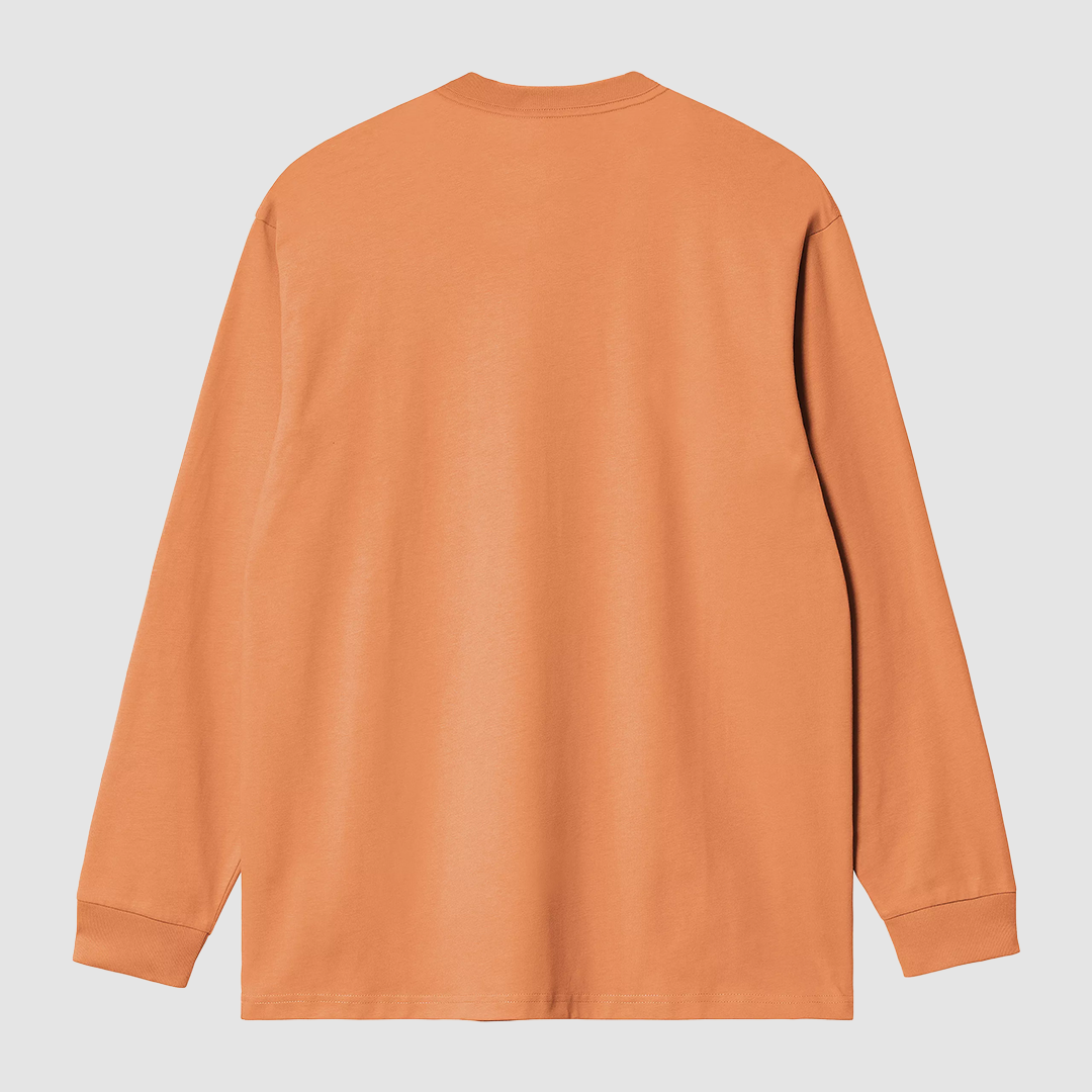 L/S American Script T-Shirt Redhaven