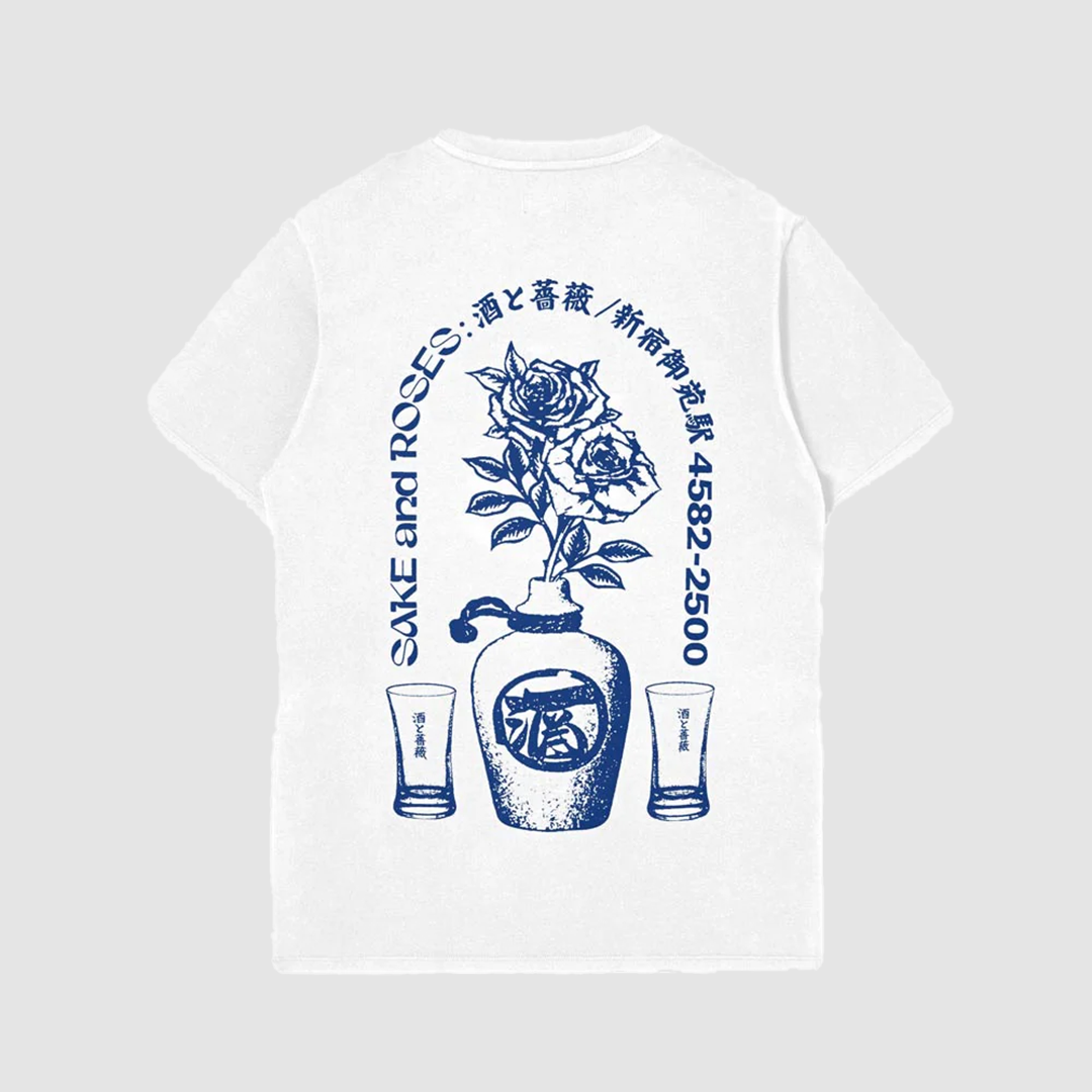 Sake And Roses T-Shirt White