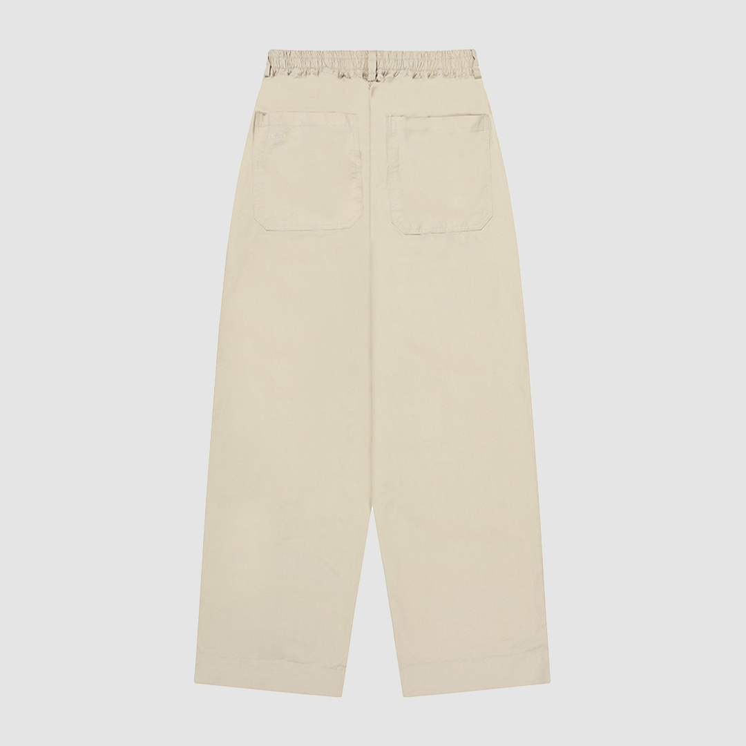 One Tuck Fatigue Corduroy Pants Cream