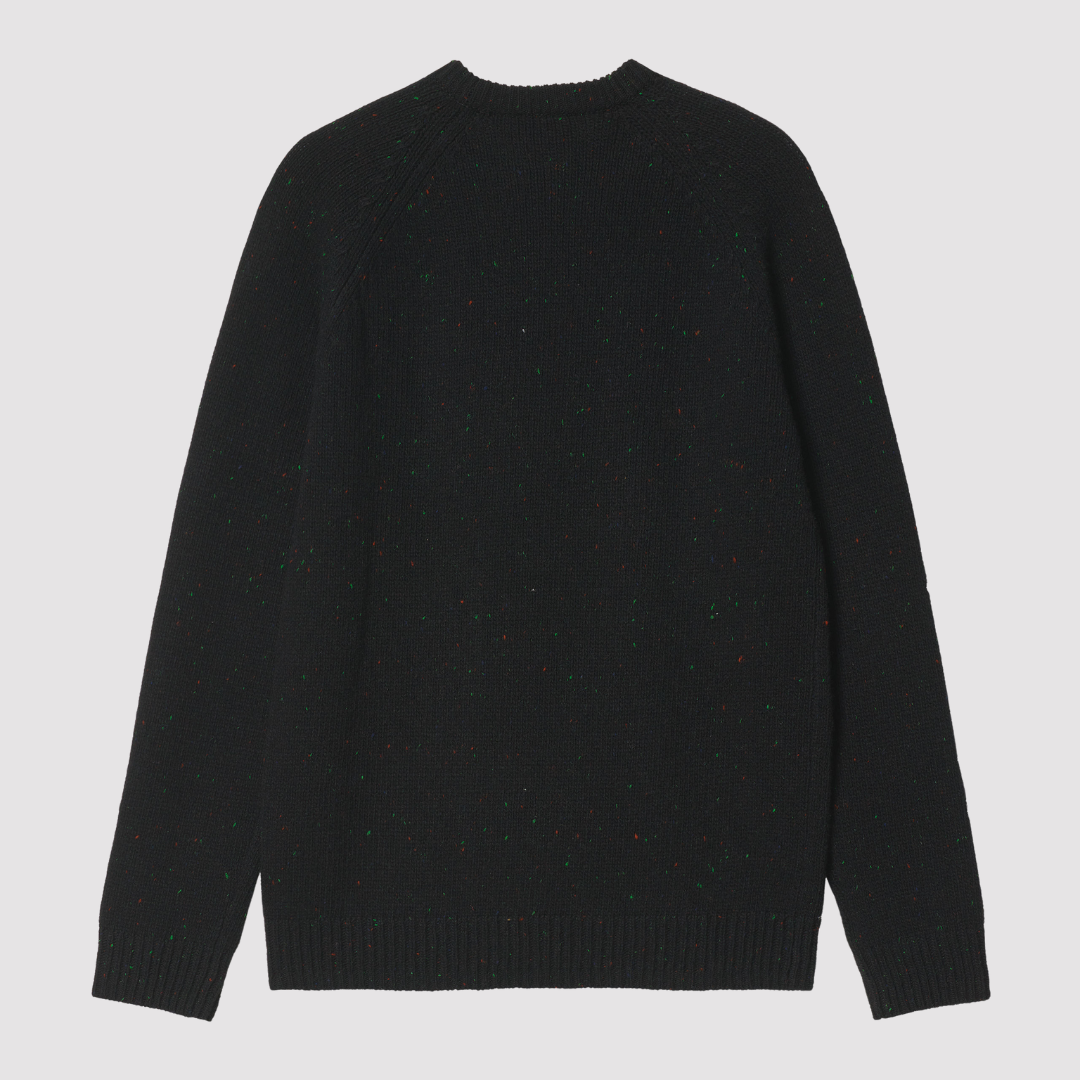 Anglistic Sweater Speckled Black