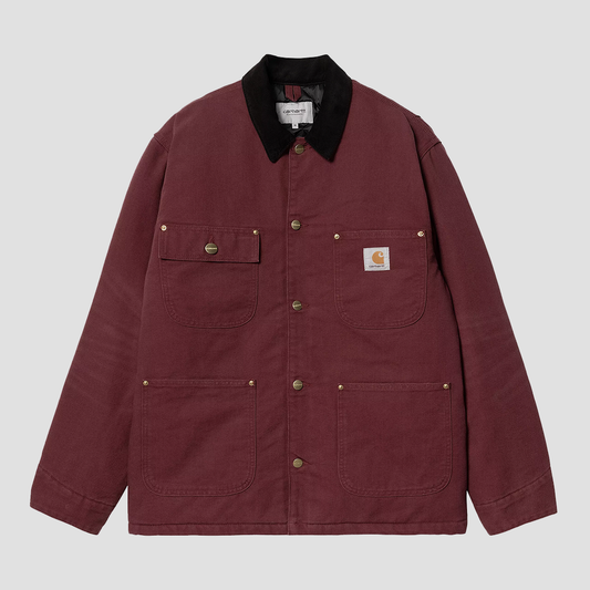 OG Chore Coat Malbec / Black Aged Canvas