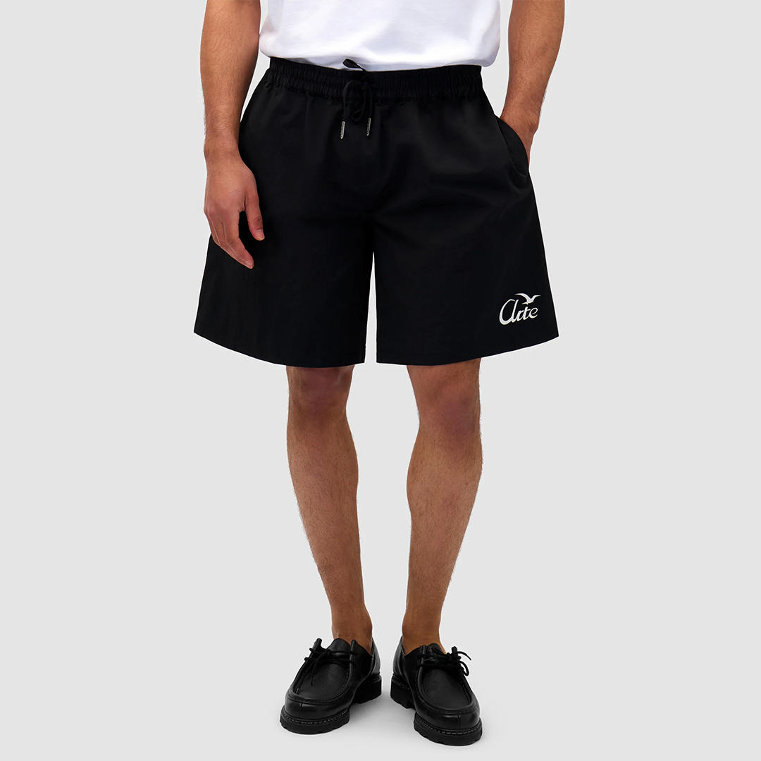 Birds Logo Shorts Black