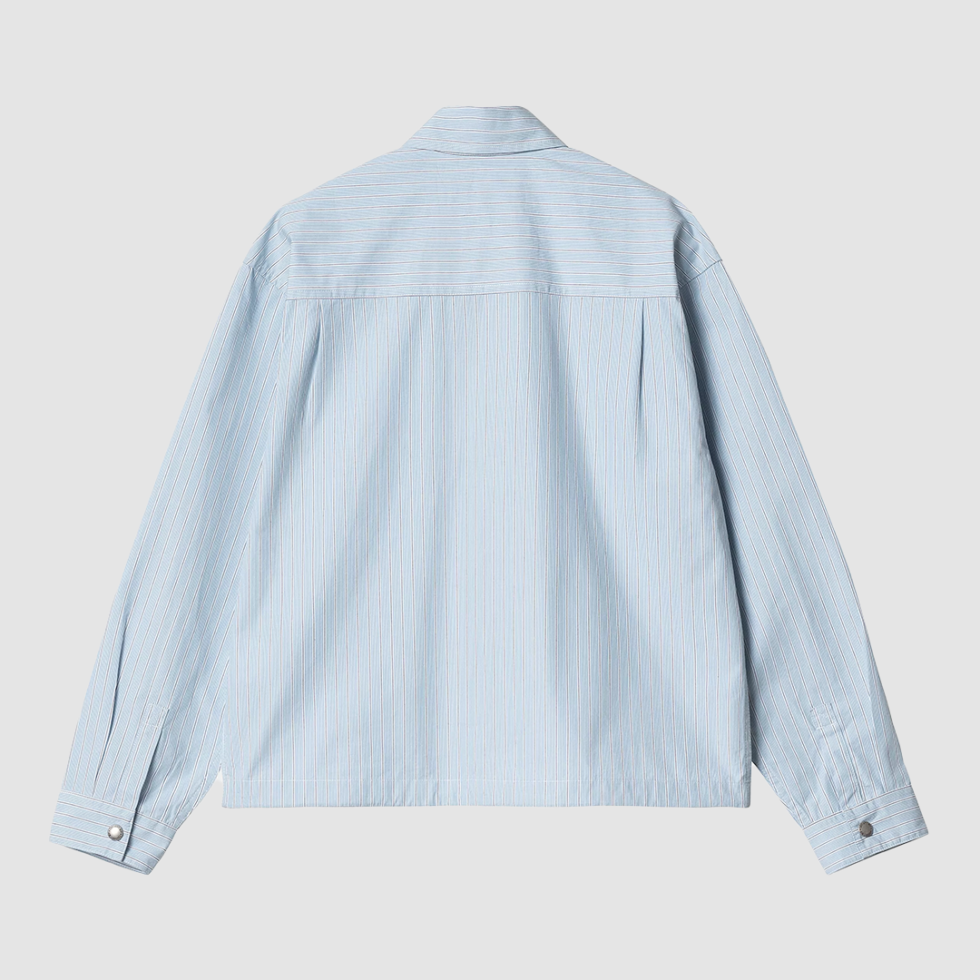 W' Nota Shirt Jacket Bova Stripe Bluebird