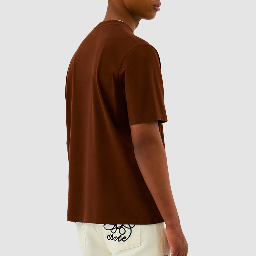 Heart Logo T-Shirt Brown