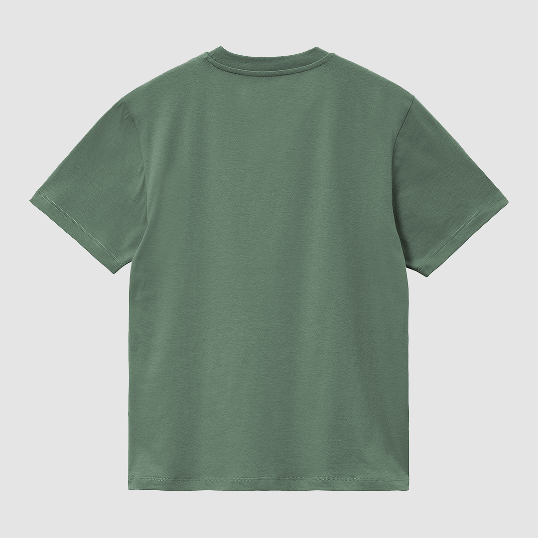 W' S/S Pocket T-Shirt Duck Green