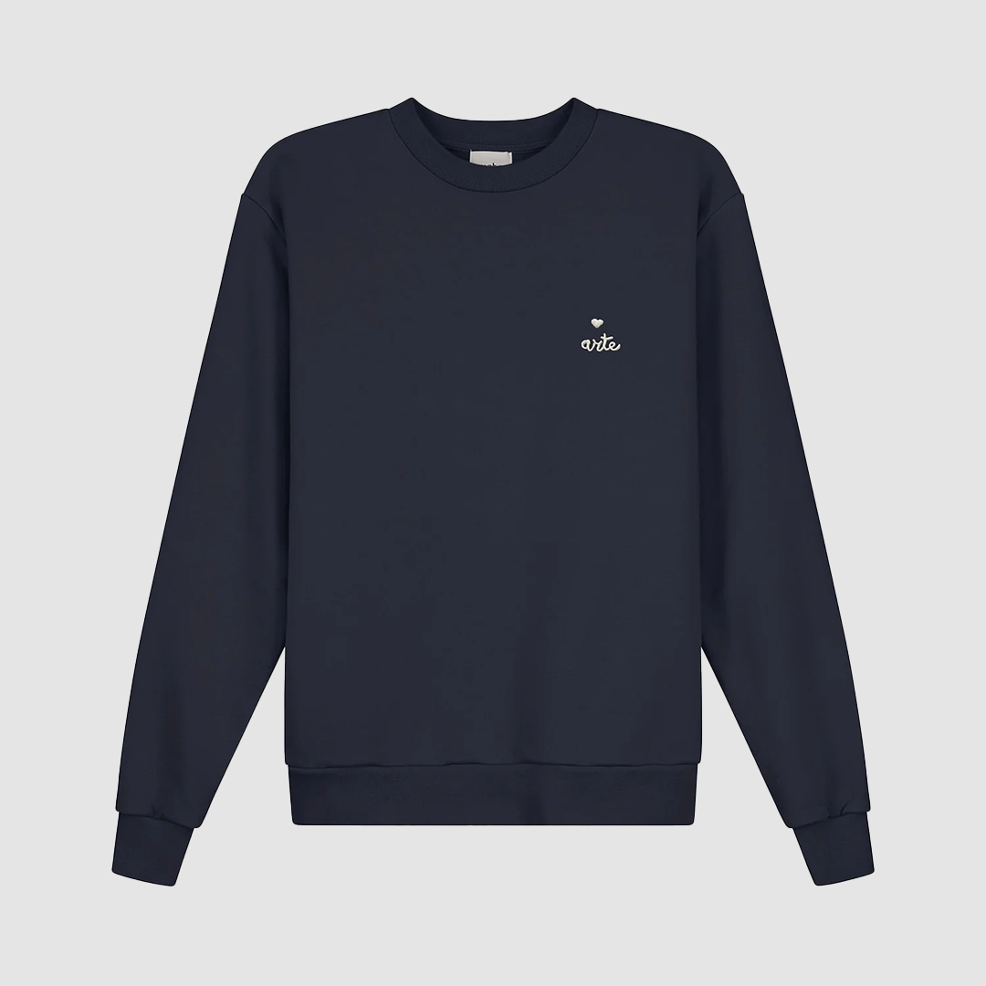 Heart Logo Crew Navy
