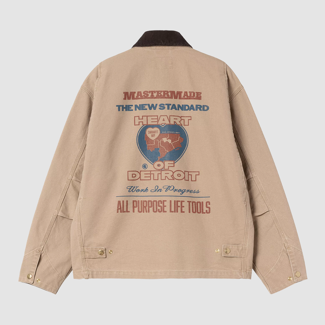 OG Arcan Graphic Jacket Dusty H Brown / Tobacco Heavy Stone Wash