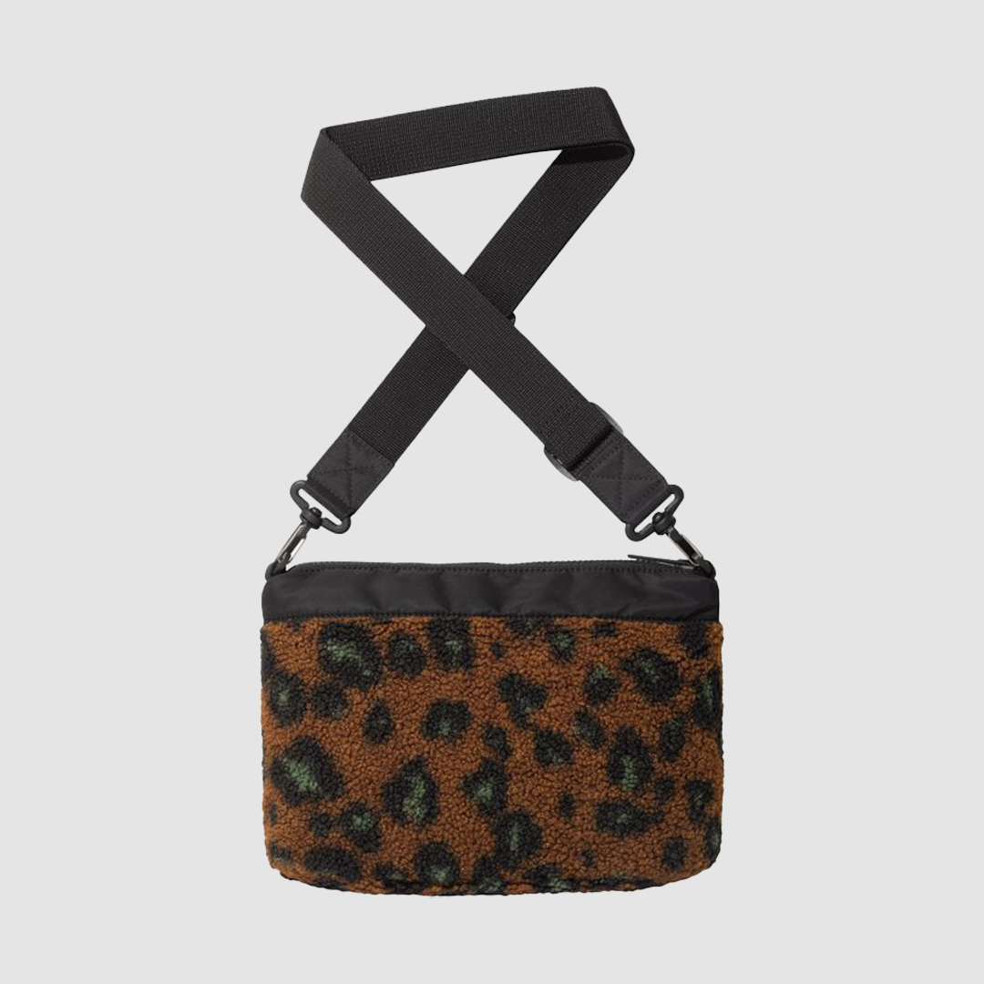 Orla Strap Bag Camo Leo Jacquard Tamarind / Black