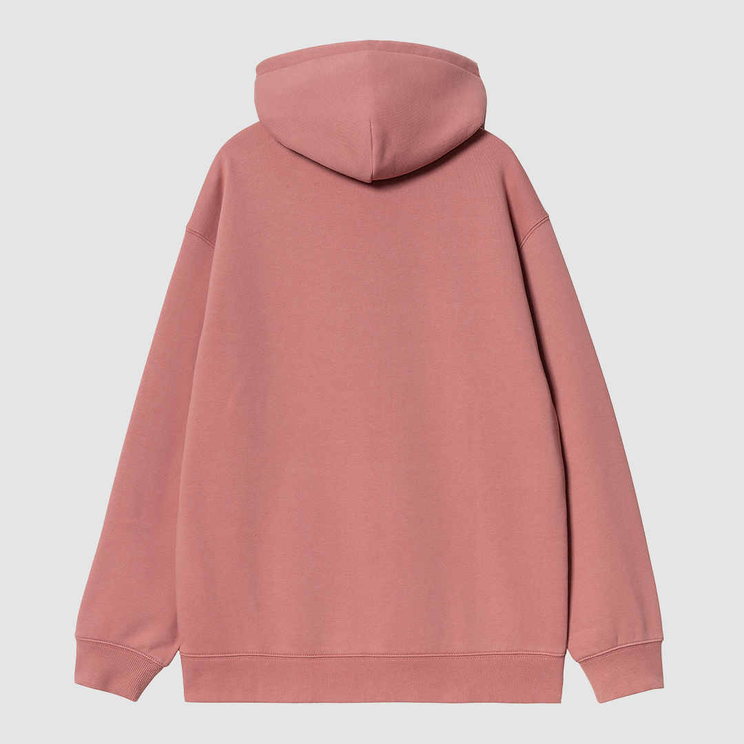 W' Hooded Carhartt Sweat Dusty Rose / Moonbeam